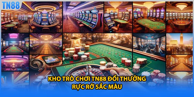Kho trò chơi TN88 đổi thưởng rực rỡ sắc màu